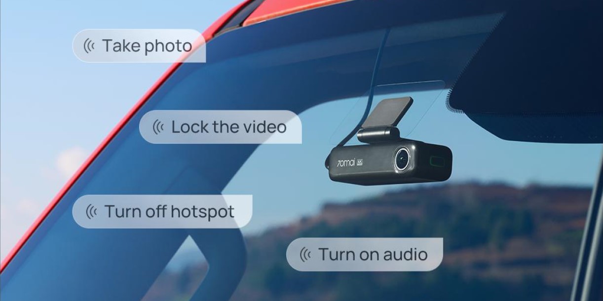 70mai dash cam m800 palubní kamera hlasové ovládání evtech_cz